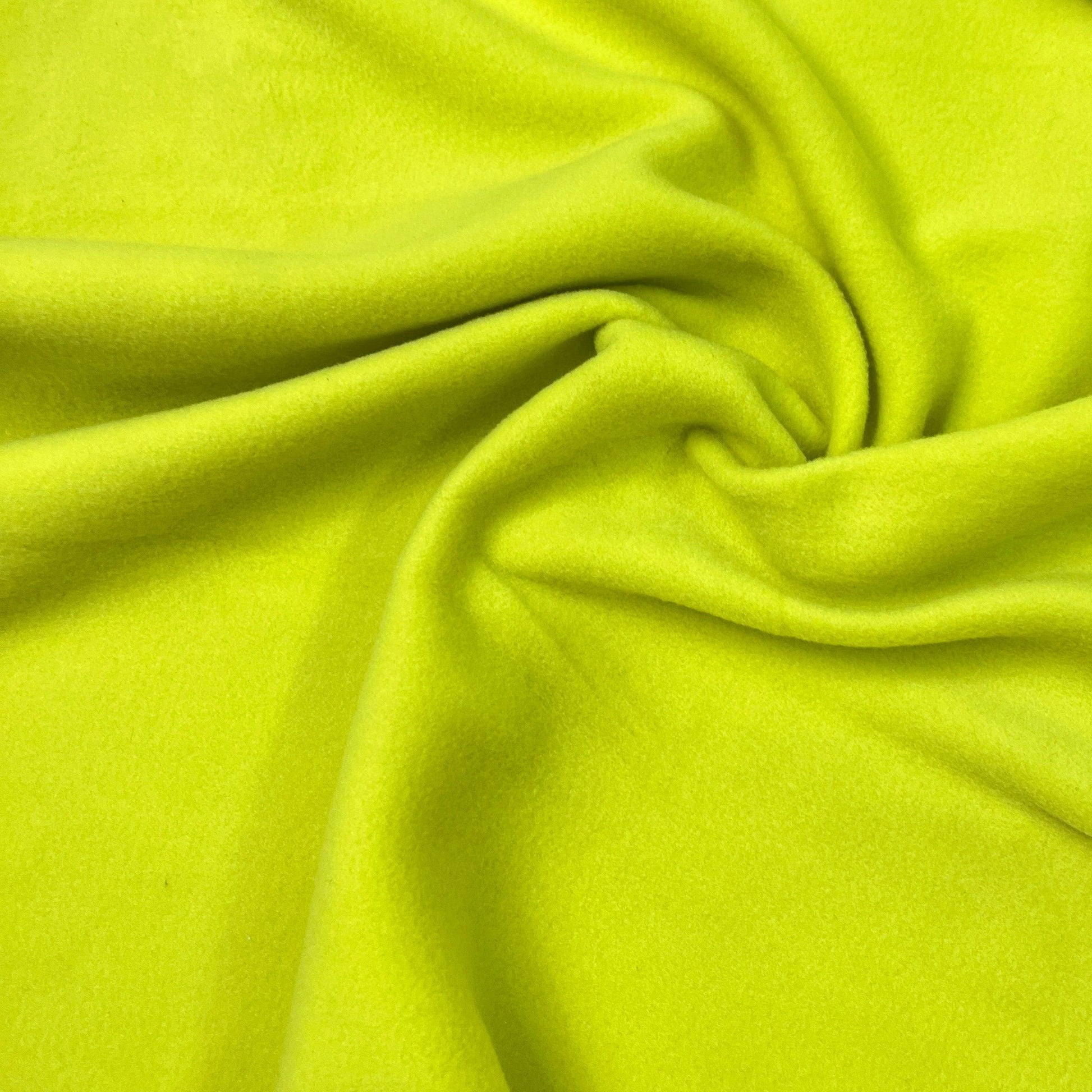 Citrus Polyester/Spandex Fleece Fabric - 230 GSM - Nature's Fabrics