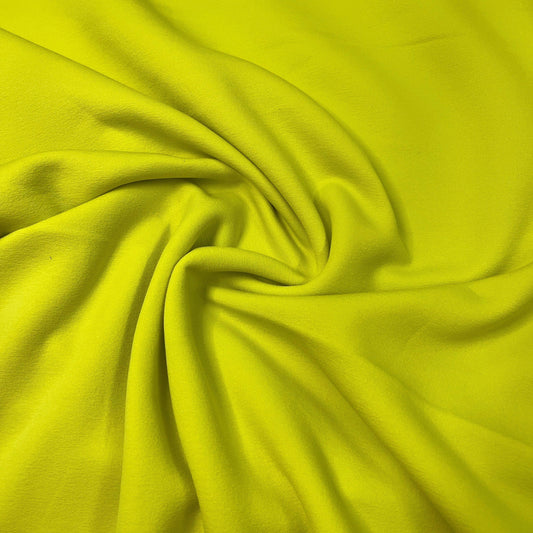 Draped lime green premium natural fabric from Nature's Fabrics.