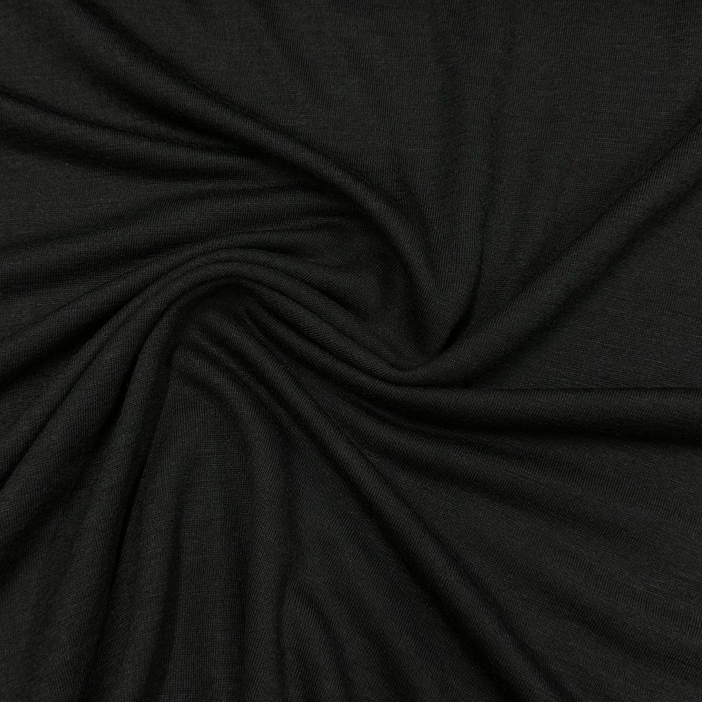 Darkest Gray Merino Wool Jersey Fabric - Nature's Fabrics
