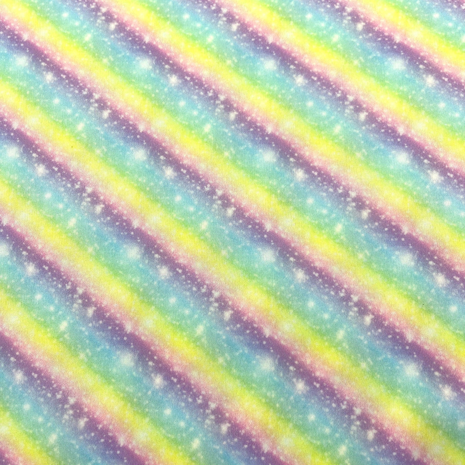 Diagonal Rainbow 1 mil PUL Fabric - Made in the USA - Nature's Fabrics