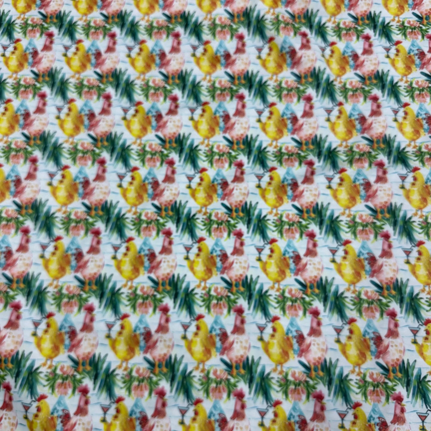 Drinking Chickens 1 mil PUL Fabric - Made in the USA - Nature's Fabrics