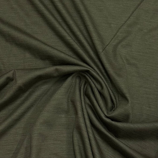 Fern Superfine Merino Wool Jersey Fabric - Nature's Fabrics