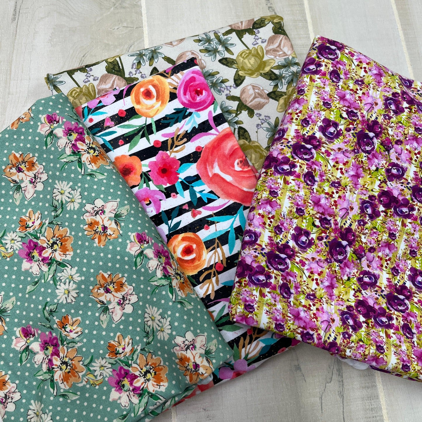 Floral Fabric Bundle G242 - Nature's Fabrics