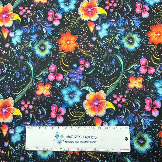 Floral Wisp 1 mil PUL Fabric - Made in the USA - Nature's Fabrics