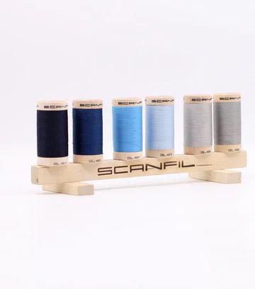 Frosty Winter Organic Cotton 30WT 6 Spool Set - Nature's Fabrics