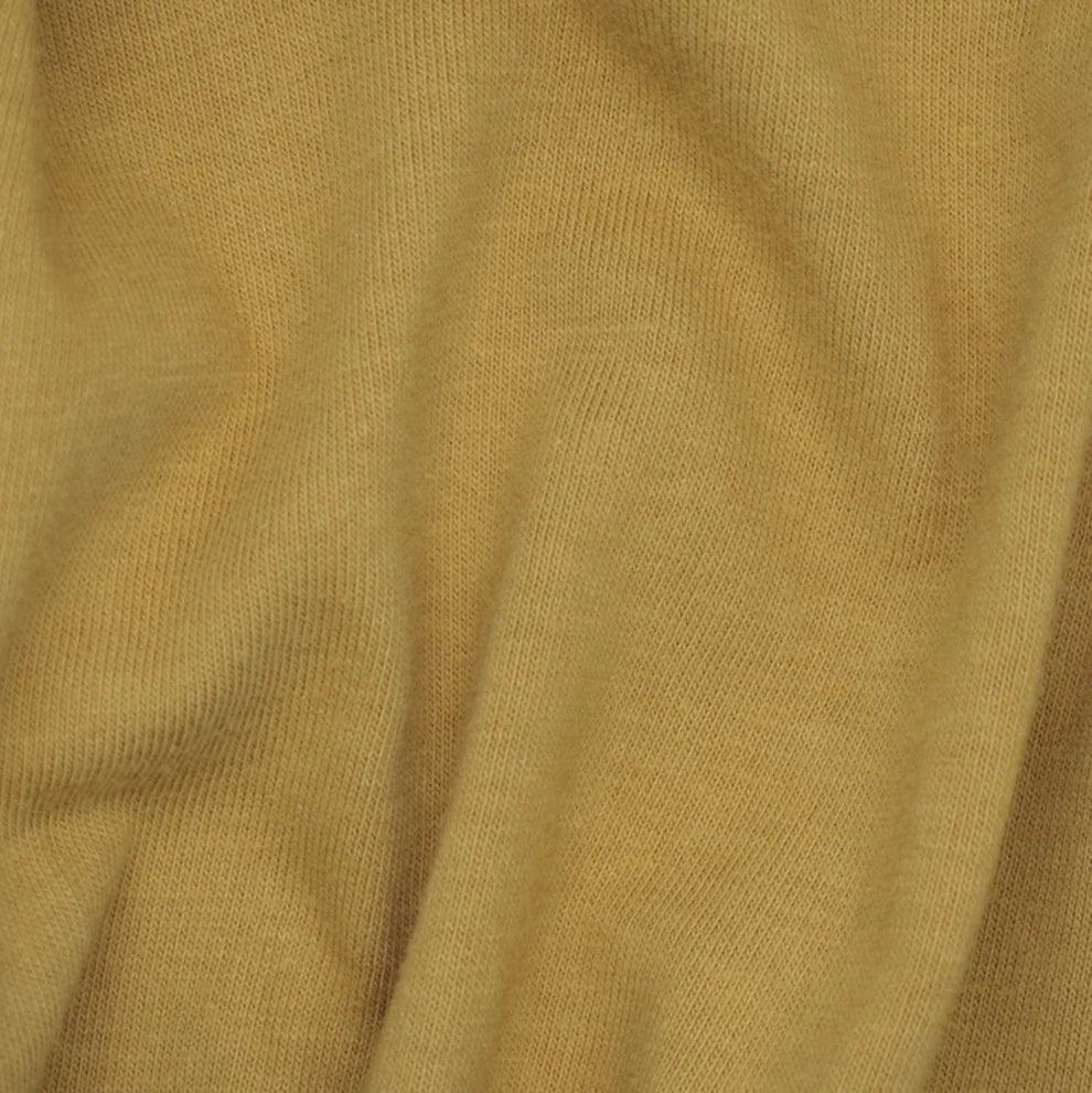 Honey Organic Cotton Fleece Fabric- 240 GSM - Grown in the USA - Nature's Fabrics