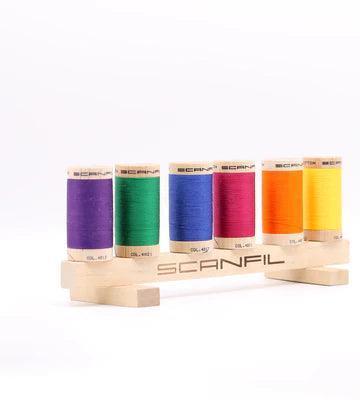 Jewel Tones Organic Cotton 30WT 6 Spool Set - Nature's Fabrics