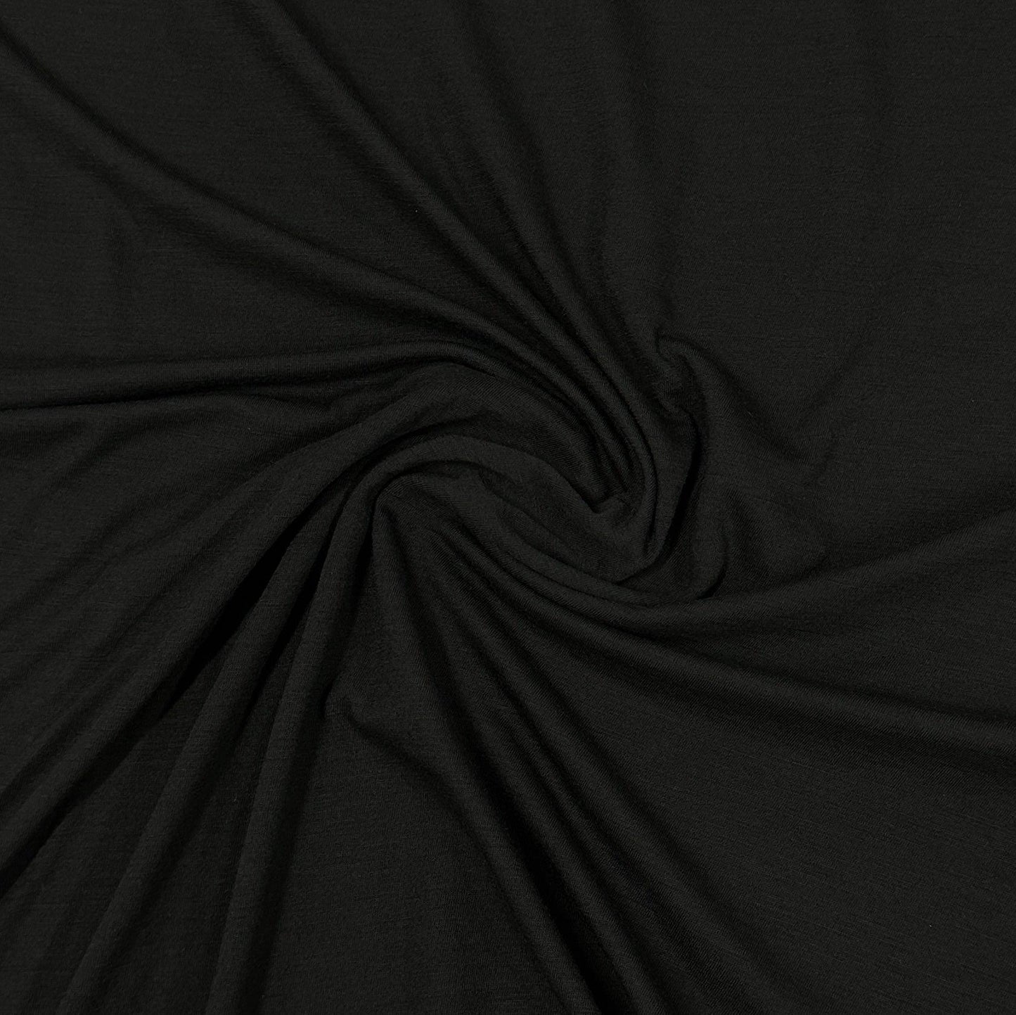 Light Black Cotton Jersey Fabric - Nature's Fabrics