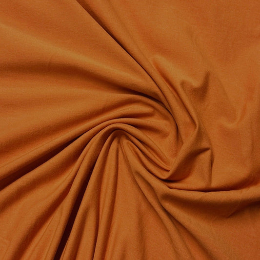 Light Rust Cotton/Spandex Jersey Fabric - 200 GSM - Nature's Fabrics