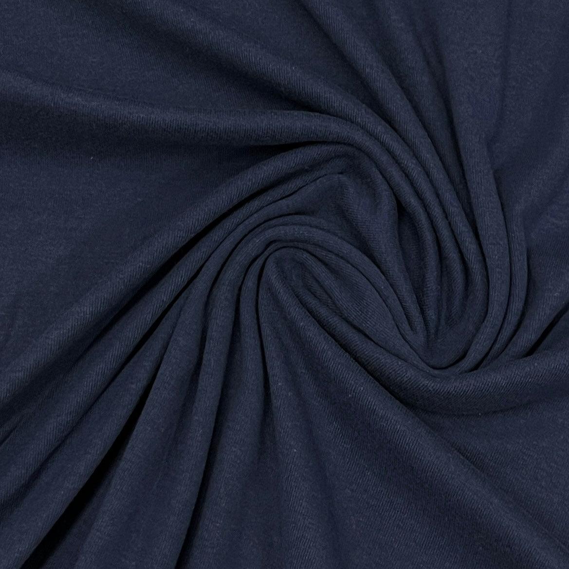 Marine Organic Cotton Medium Rib Knit Fabric - Grown in the USA - Nature's Fabrics