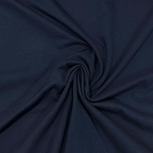 Marine Organic Cotton Rib Knit Fabric - Grown in the USA - 54" wide - Nature's Fabrics