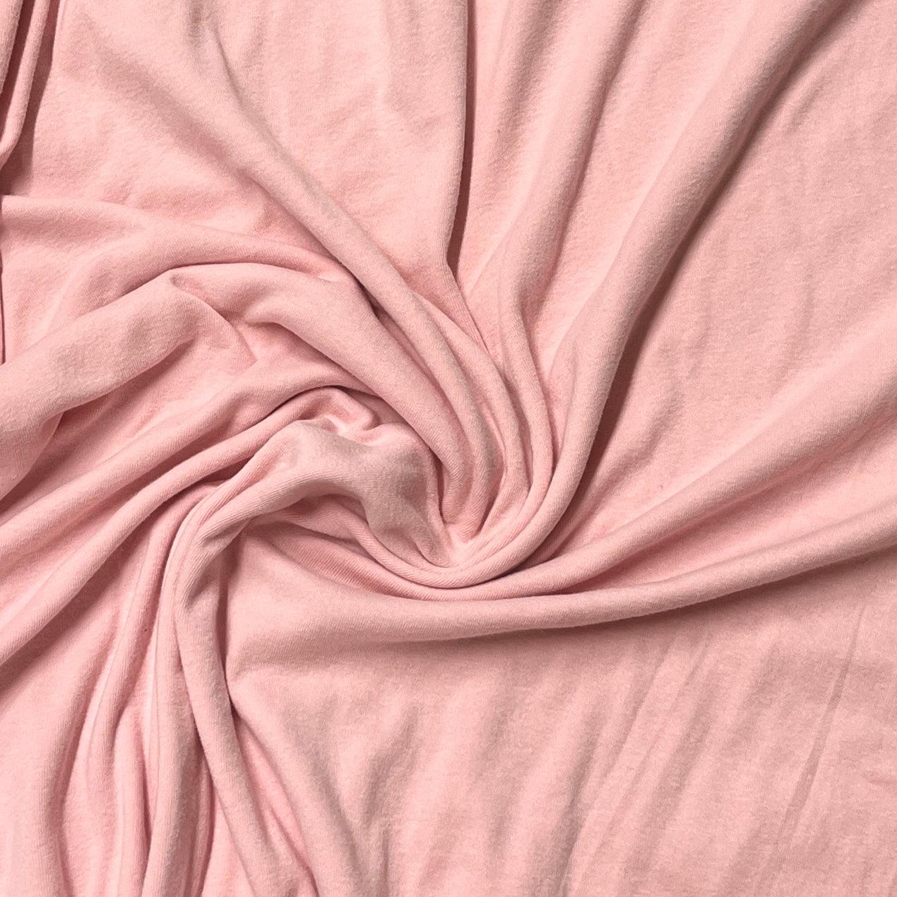 Pink 2x2 Rib Organic Cotton Ribbing Fabric