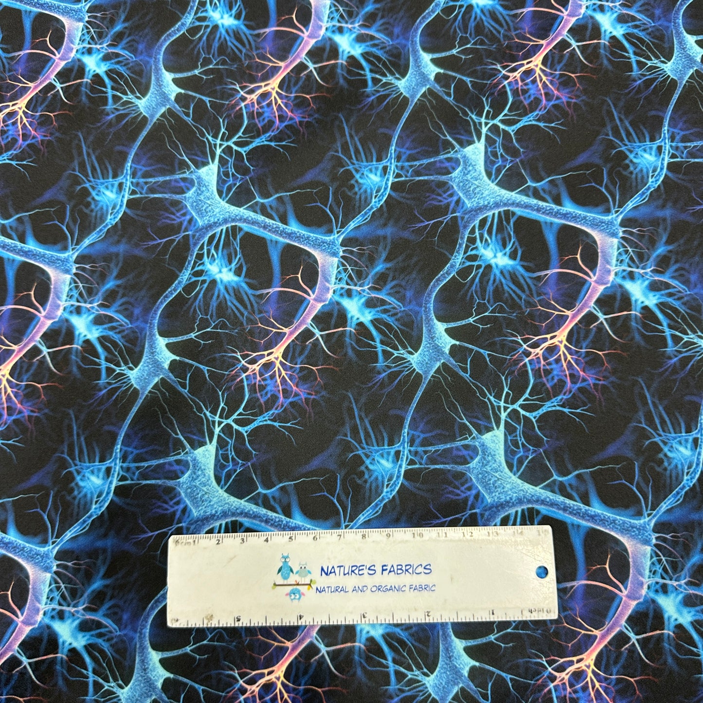 Microscopic Brain Neurons 1 mil PUL Fabric - Made in the USA - Nature's Fabrics