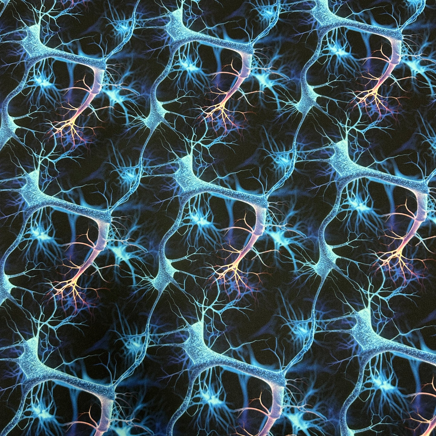 Microscopic Brain Neurons 1 mil PUL Fabric - Made in the USA - Nature's Fabrics