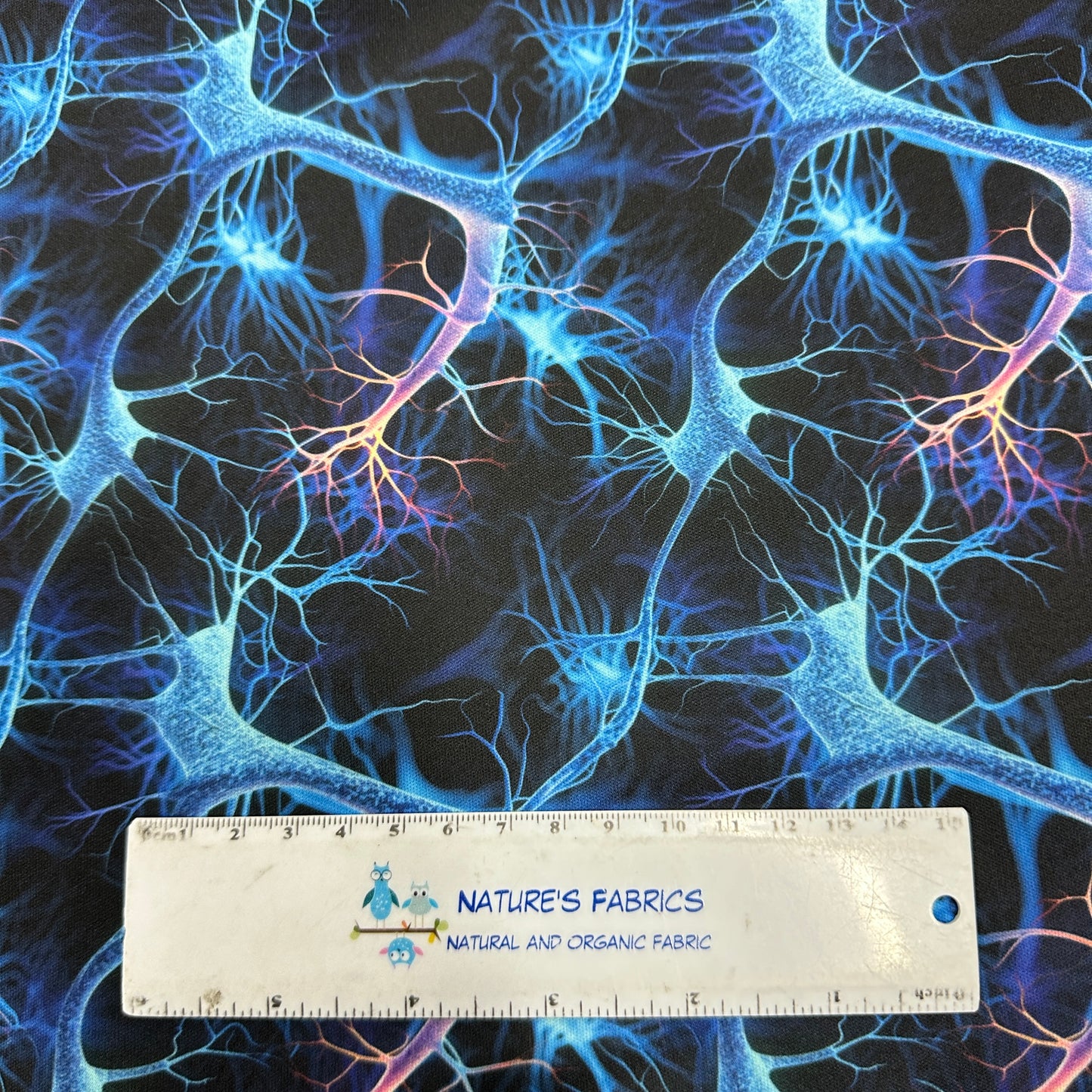 Microscopic Brain Neurons 1 mil PUL Fabric - Made in the USA - Nature's Fabrics