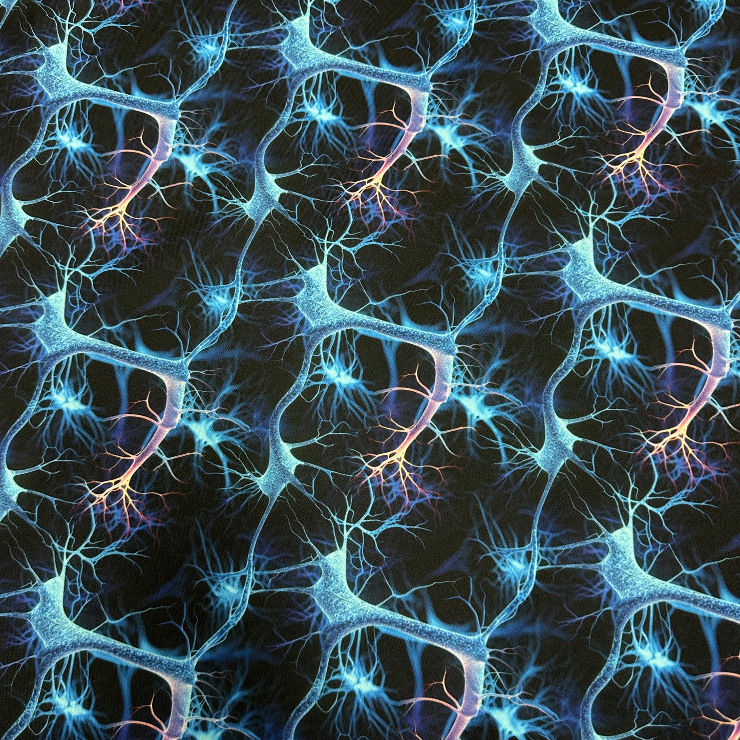 Microscopic Brain Neurons 1 mil PUL Fabric - Made in the USA - Nature's Fabrics