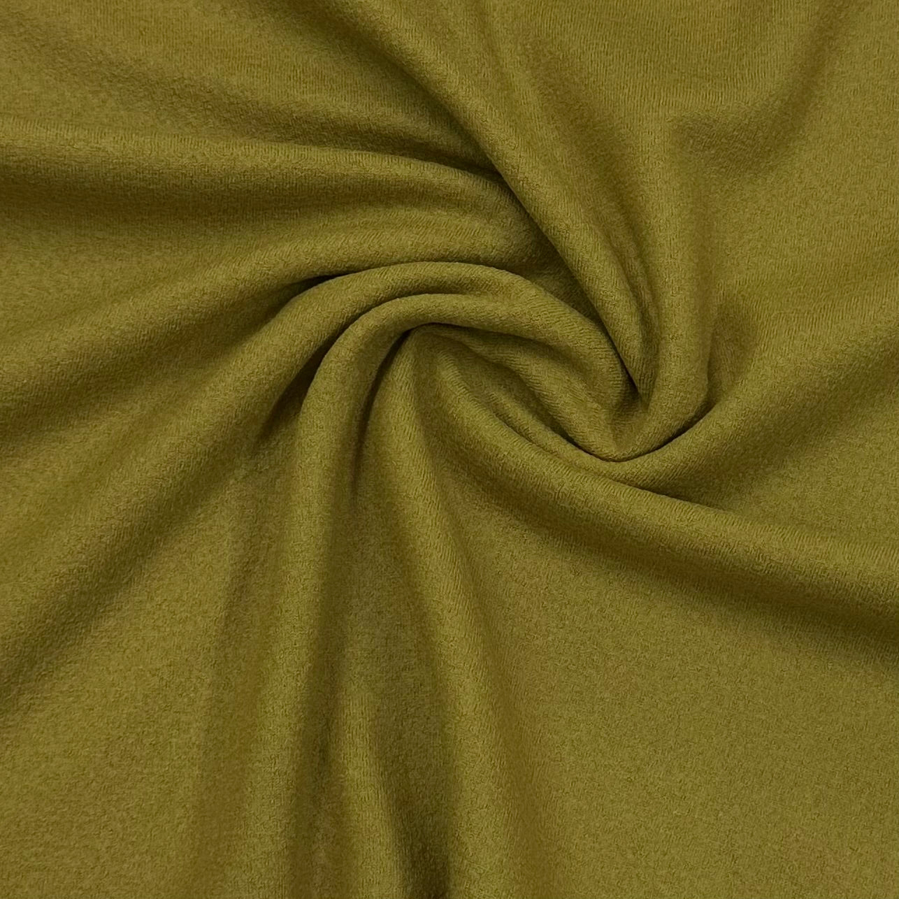 Mustard Boiled Wool Fabric - Nature's Fabrics