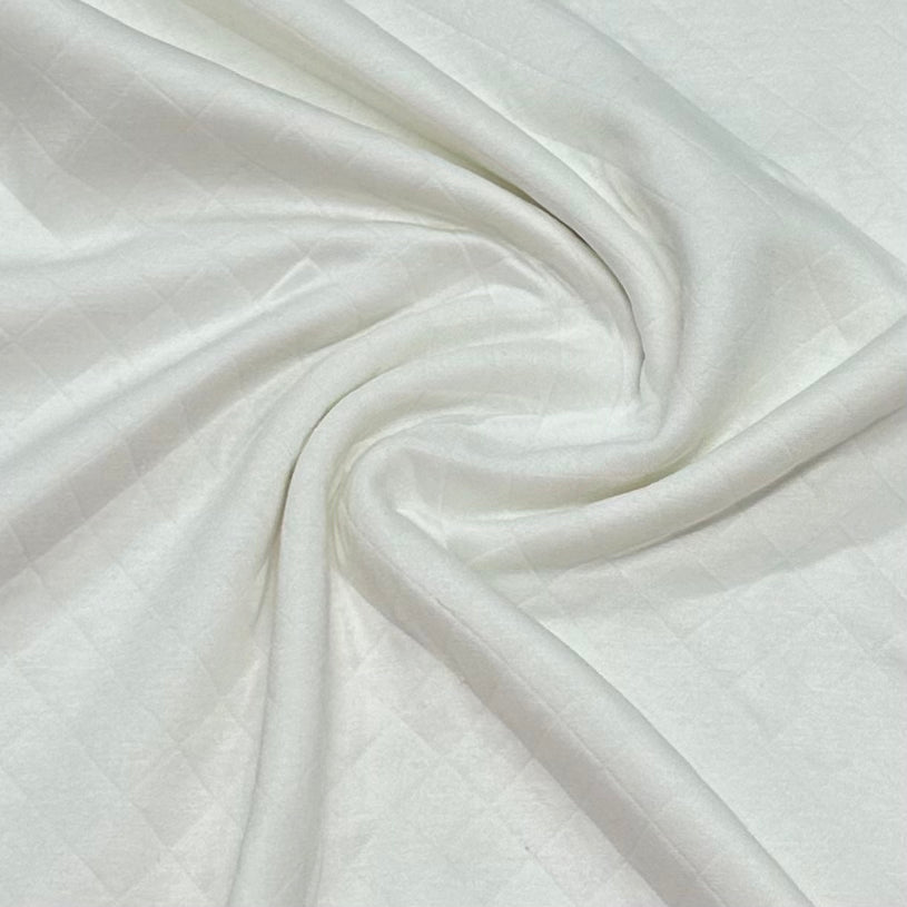 Natural Bamboo Diamond Soaker Thermal Fabric - $9.31/yd - Rolls - Nature's Fabrics