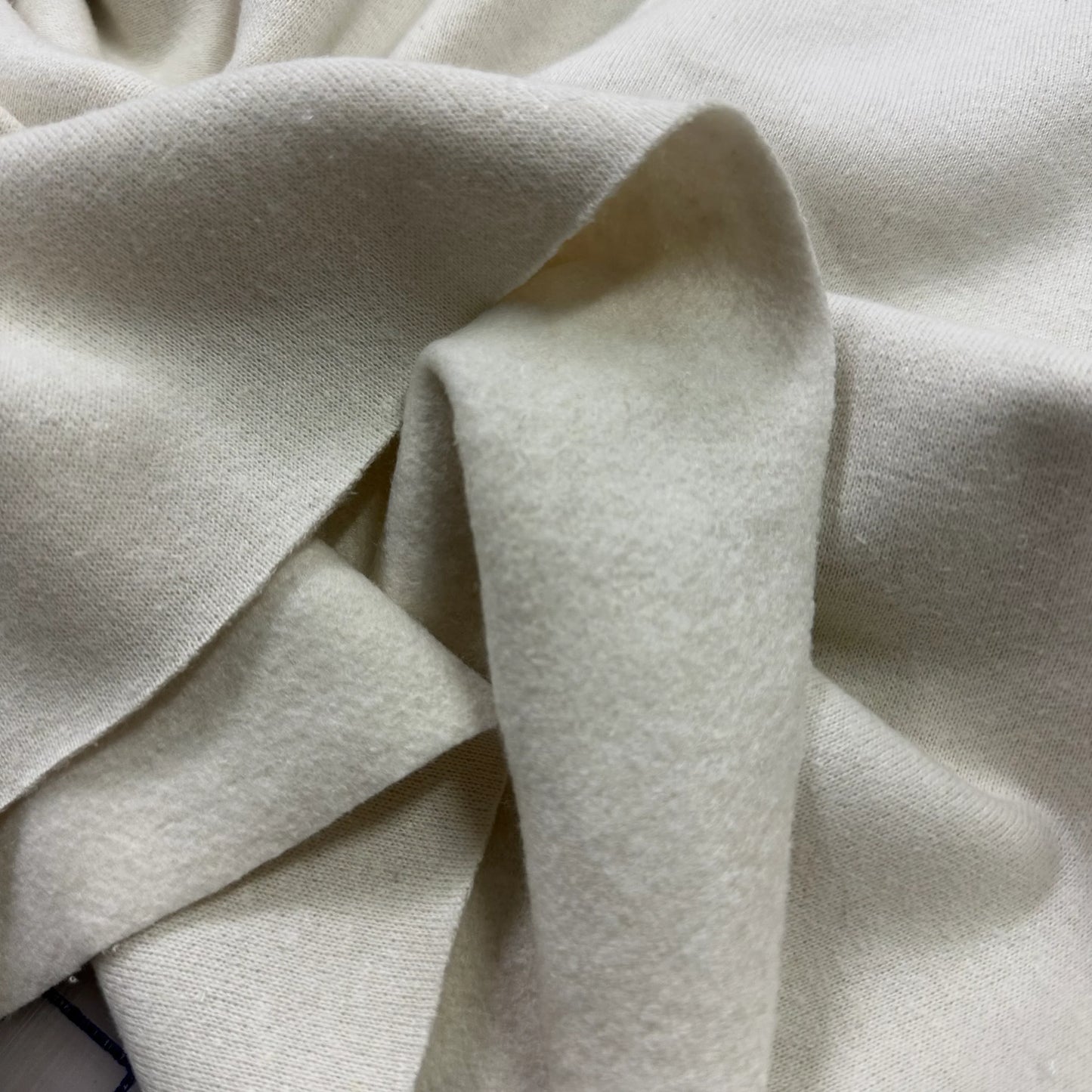 Natural Hemp Cotton Fleece Fabric - 370 GSM - Nature's Fabrics