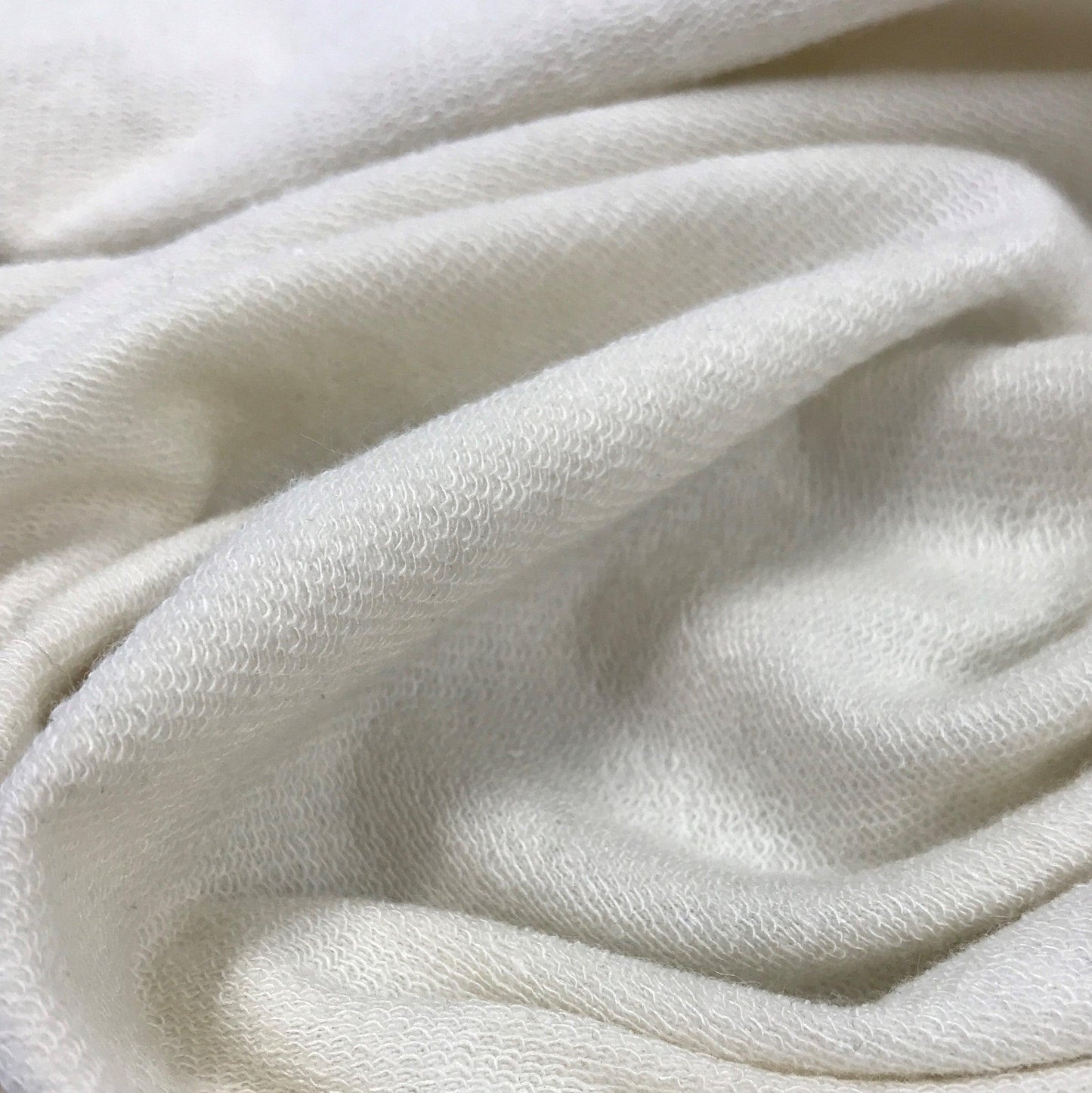 Natural Hemp Stretch French Terry Fabric - 340 GSM, $14.50/yd, 15 Yards - Nature's Fabrics