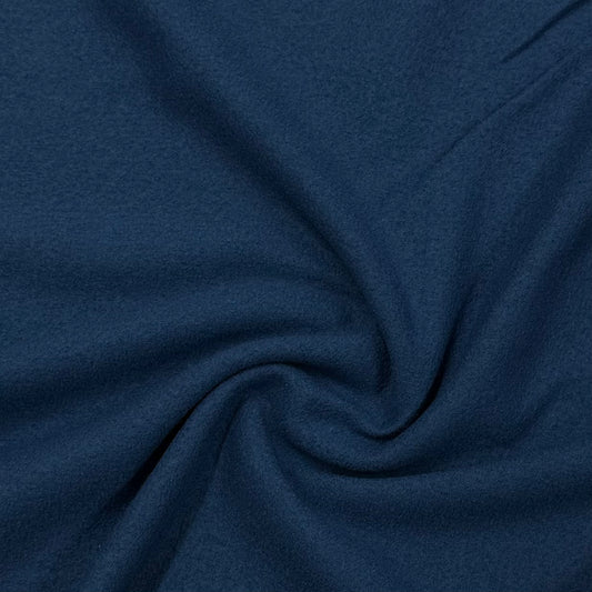 Navy Cotton Flannel Fabric - Nature's Fabrics