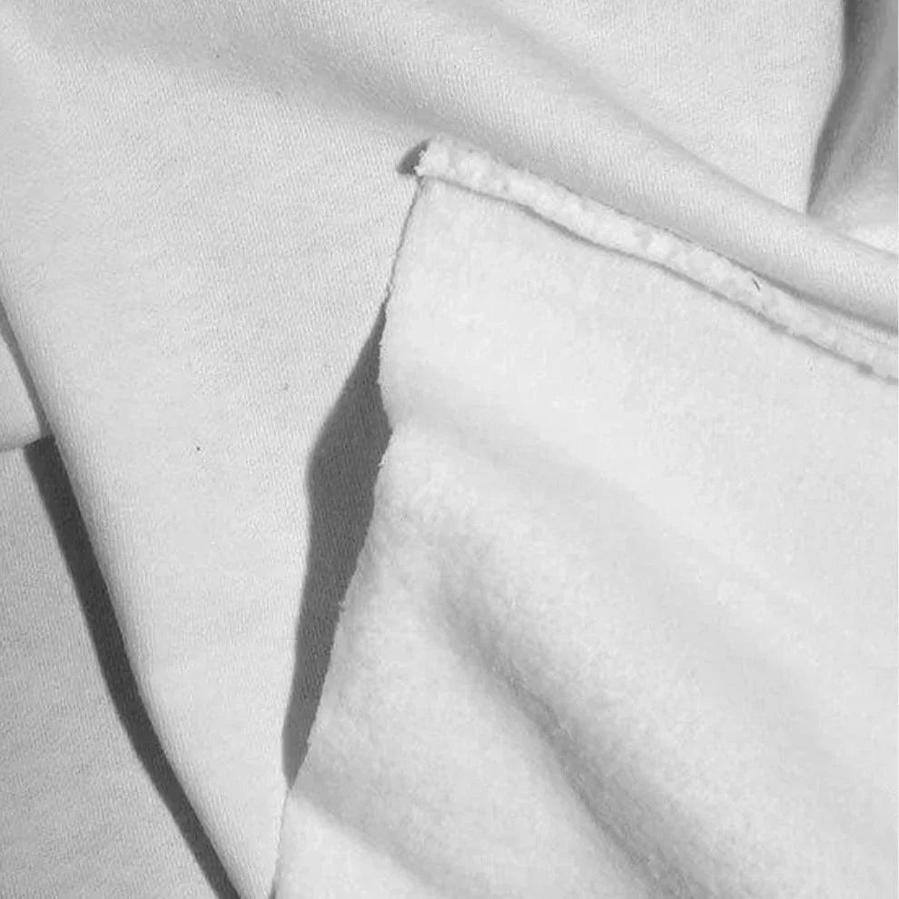 Off-White Organic Cotton Fleece Fabric - 240 GSM - Grown in the USA - Nature's Fabrics