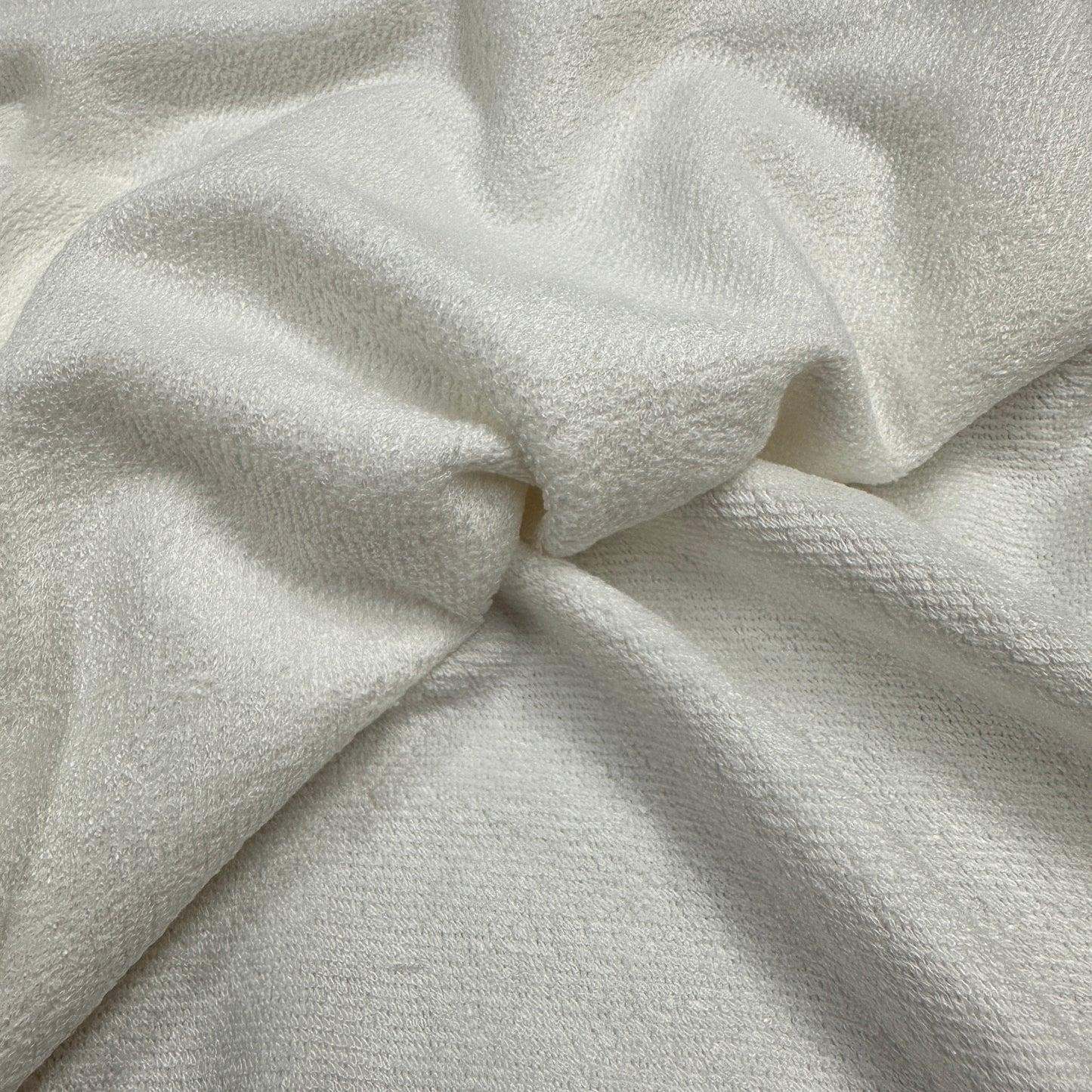 Off-White Premium Bamboo Towel Terry Fabric - 430 GSM - Nature's Fabrics