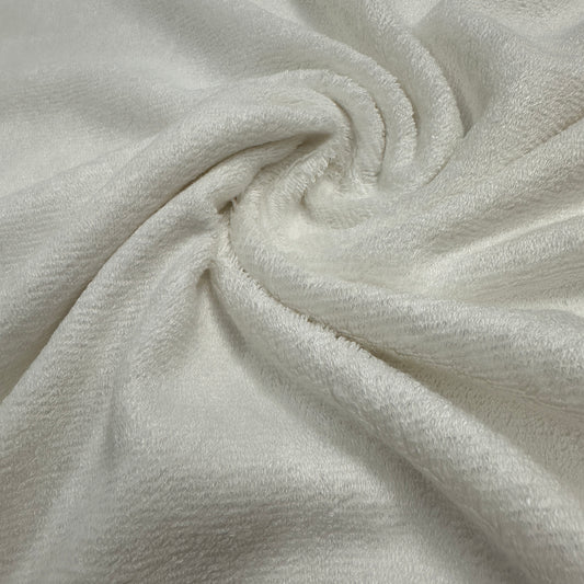 Off-White Premium Bamboo Towel Terry Fabric - 430 GSM - Nature's Fabrics
