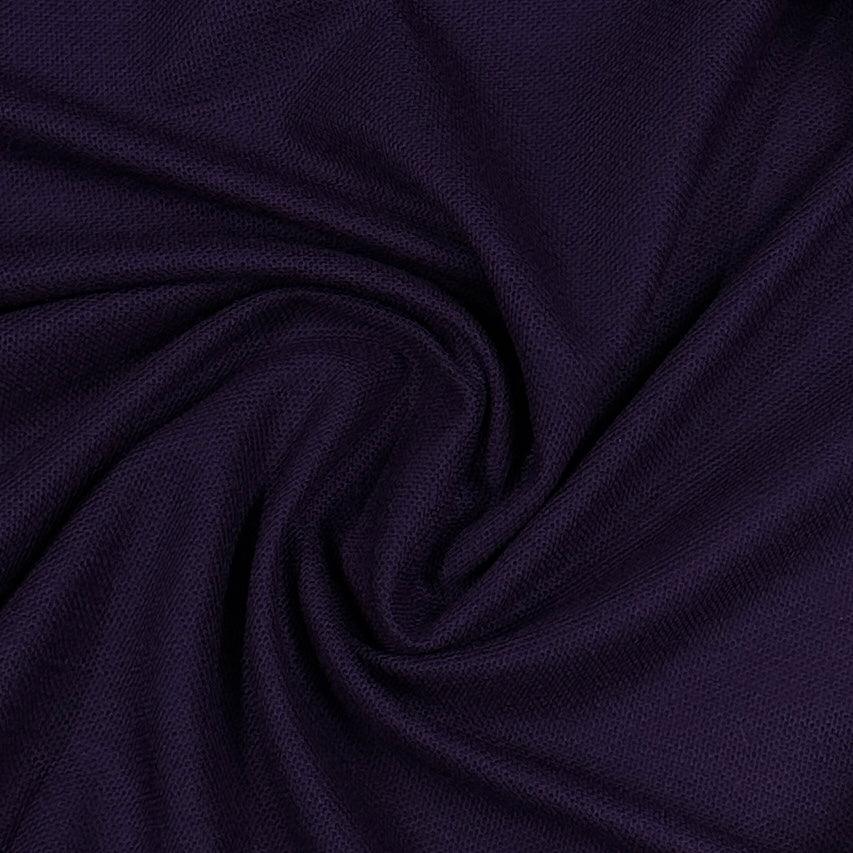 Plum Merino Wool Jersey Fabric - Nature's Fabrics