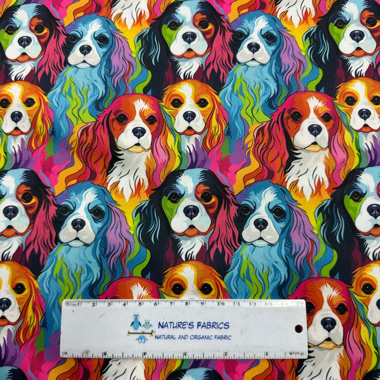 Rainbow Dogs 1 mil PUL Fabric - Made in the USA - Nature's Fabrics