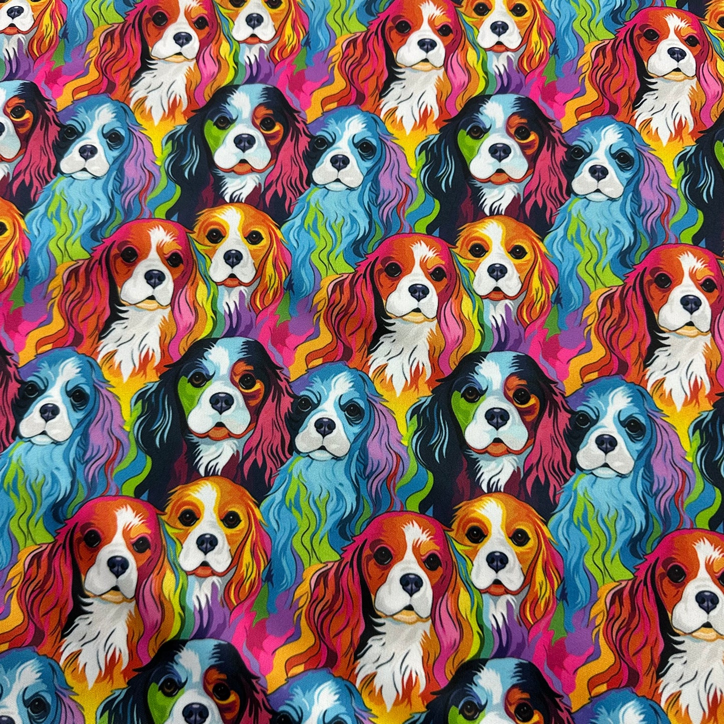 Rainbow Dogs 1 mil PUL Fabric - Made in the USA - Nature's Fabrics