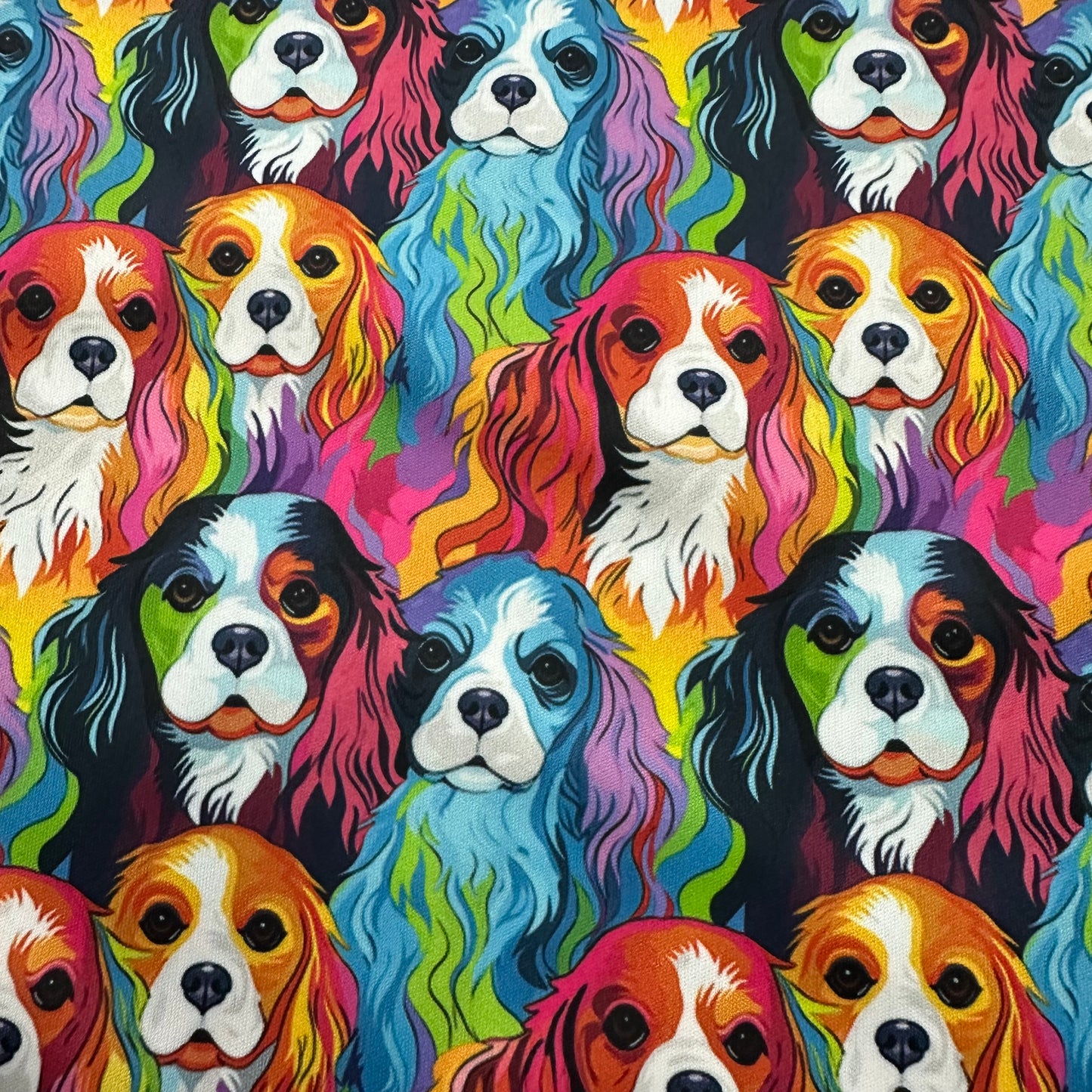 Rainbow Dogs 1 mil PUL Fabric - Made in the USA - Nature's Fabrics