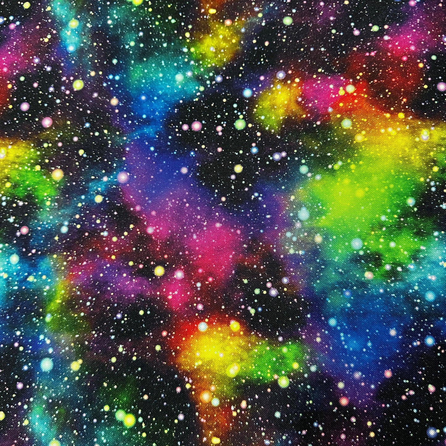 Rainbow Galaxy on Canvas Fabric - Waterproof - Nature's Fabrics