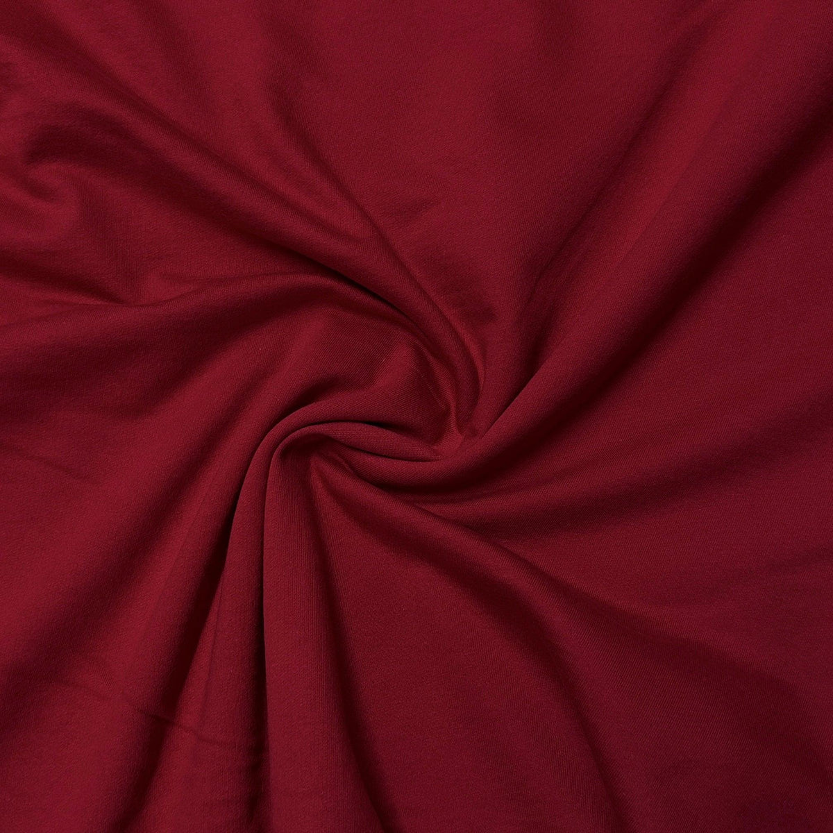 Deep red premium natural fabric swirled for texture by Nature's Fabrics