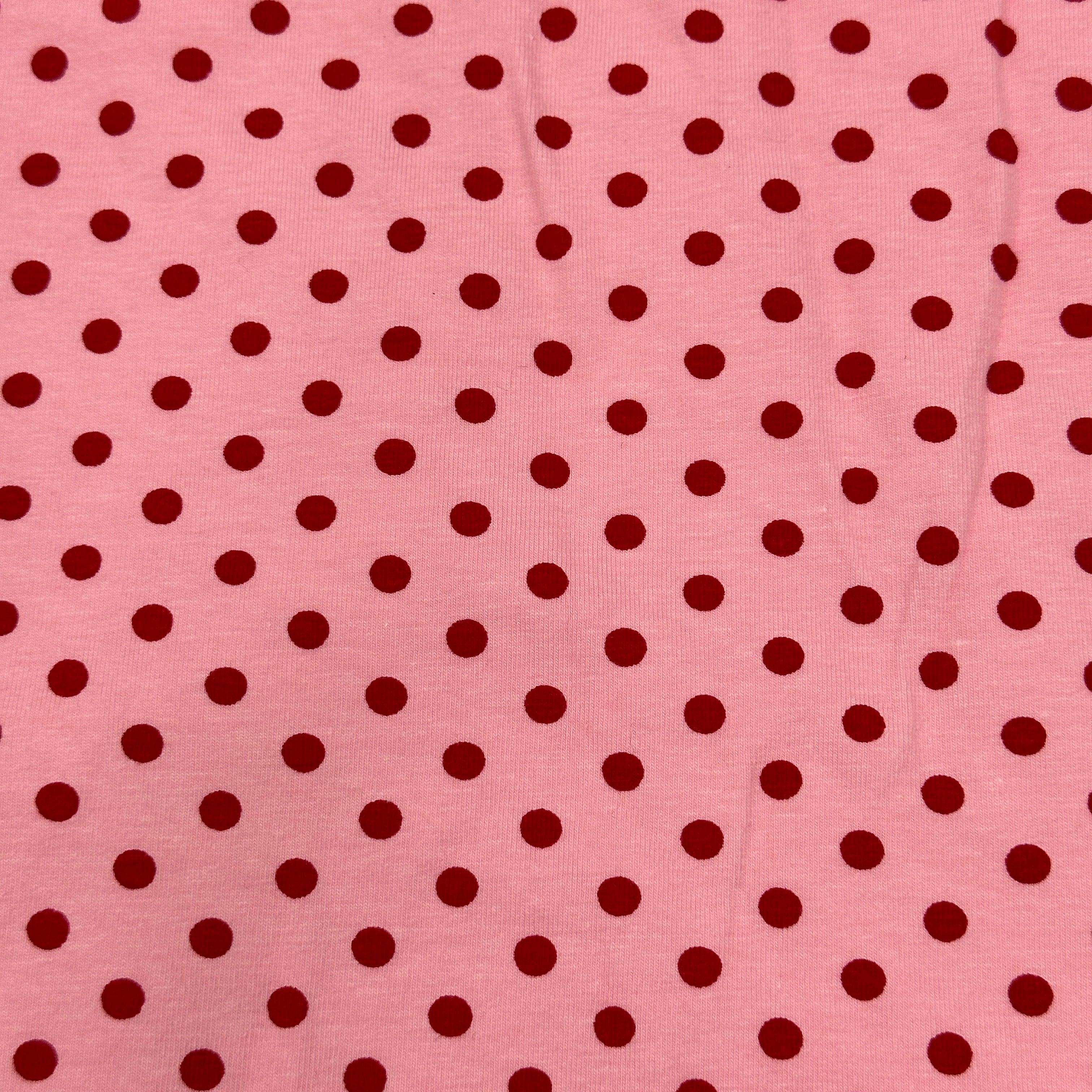 Polka dot jersey outlet fabric