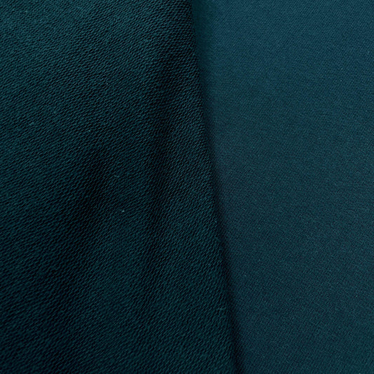 Reflection Pond Medium Weight Organic Cotton French Terry Fabric - Grown in the USA - Nature's Fabrics