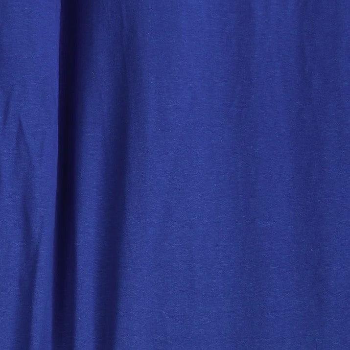 Royal Blue Hemp Stretch Jersey Fabric - Nature's Fabrics