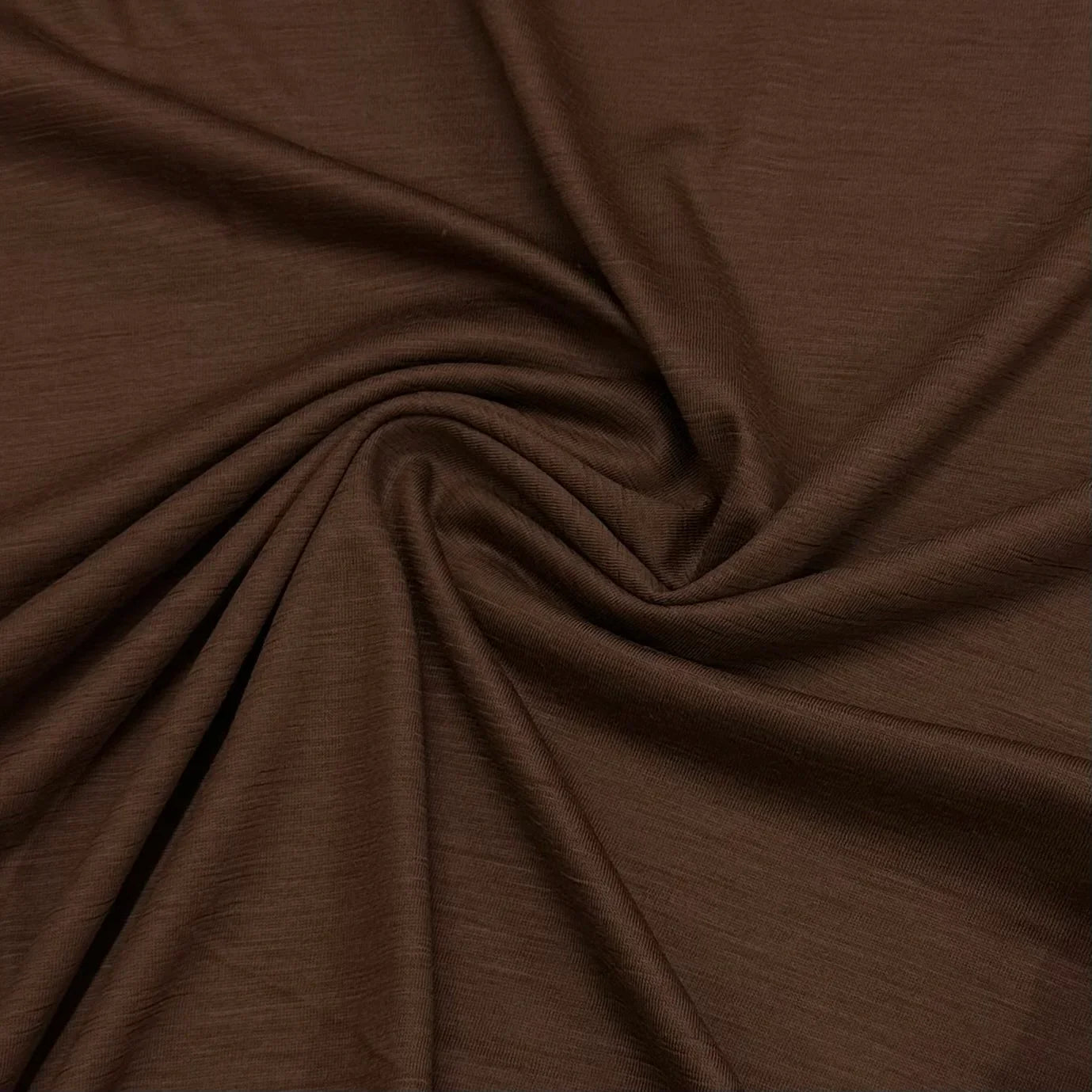 Russet Superfine Merino Wool Jersey Fabric - Nature's Fabrics
