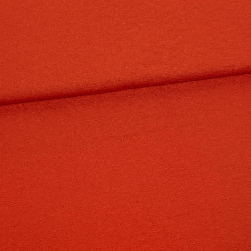 Rust 100% Washable Merino Wool Interlock Fabric - Nature's Fabrics