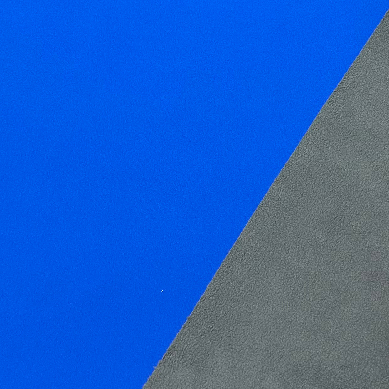 Sapphire and Charcoal Softshell Fabric - Two Sides - Nature's Fabrics