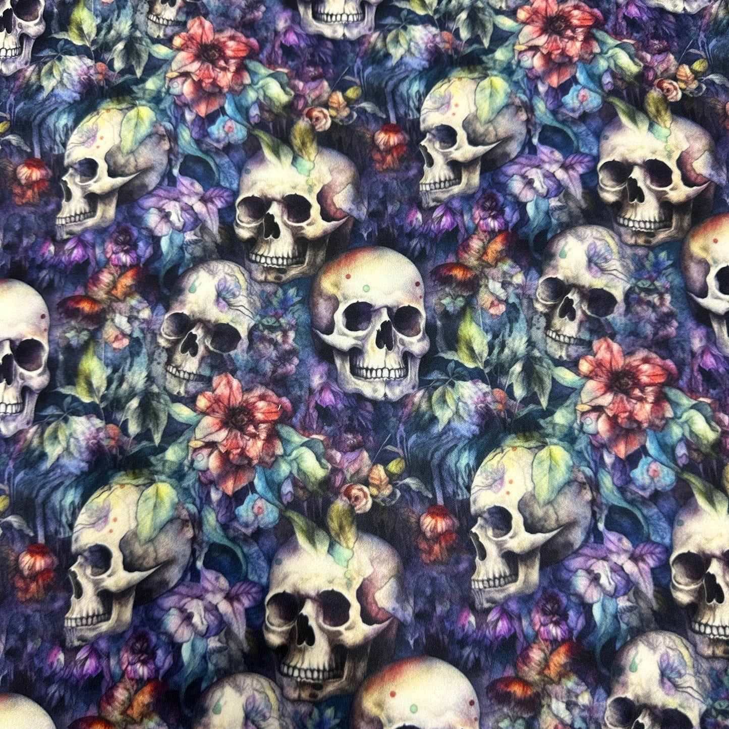 Skull Garden 1 mil PUL Fabric - Made in the USA - Nature's Fabrics