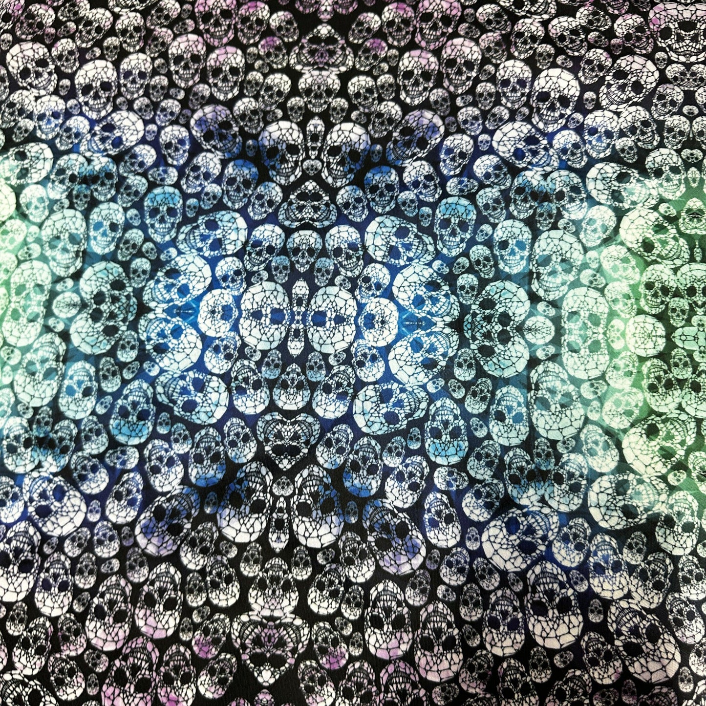 Skull Ombre 1 mil PUL Fabric- Made in the USA - Nature's Fabrics