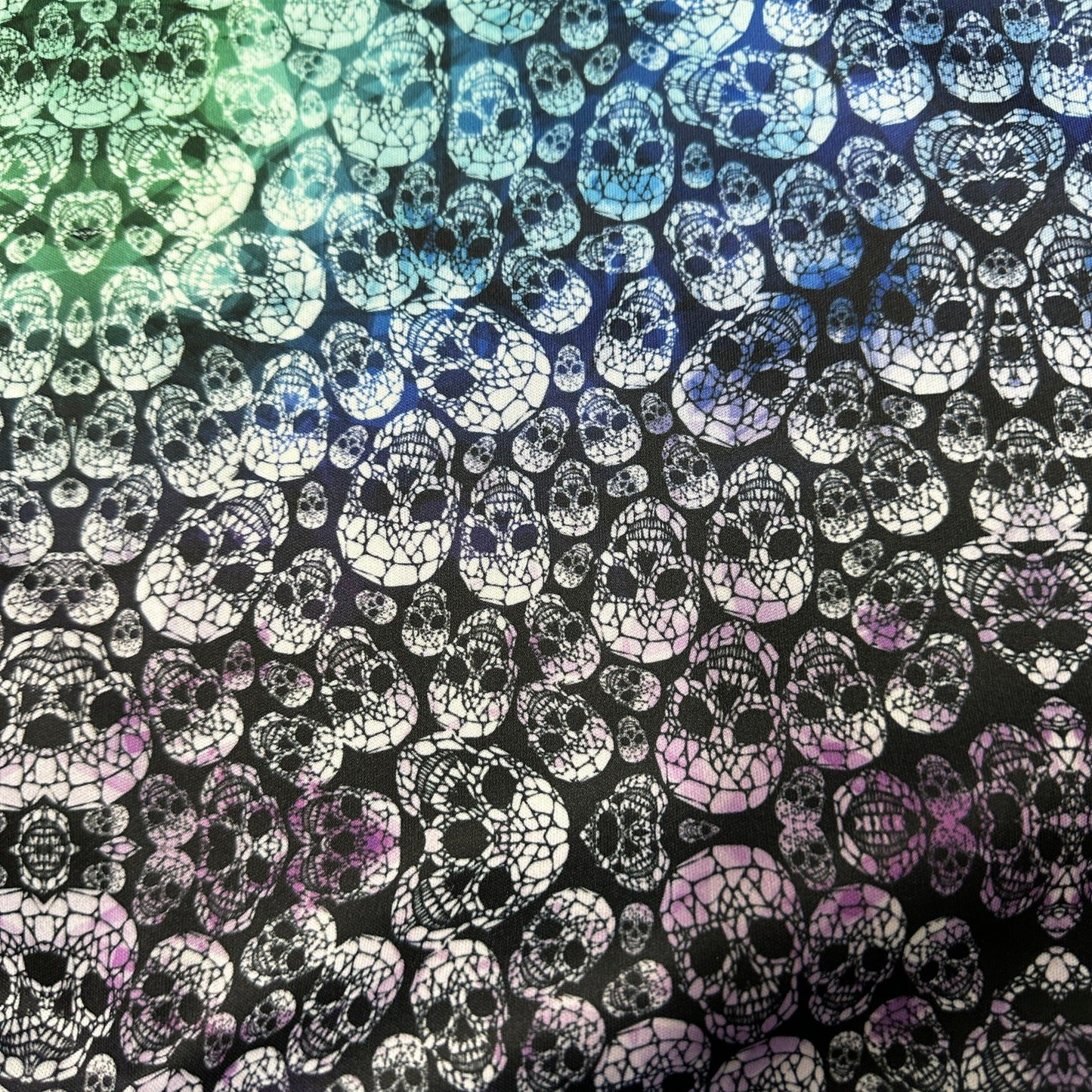 Skull Ombre 1 mil PUL Fabric- Made in the USA - Nature's Fabrics