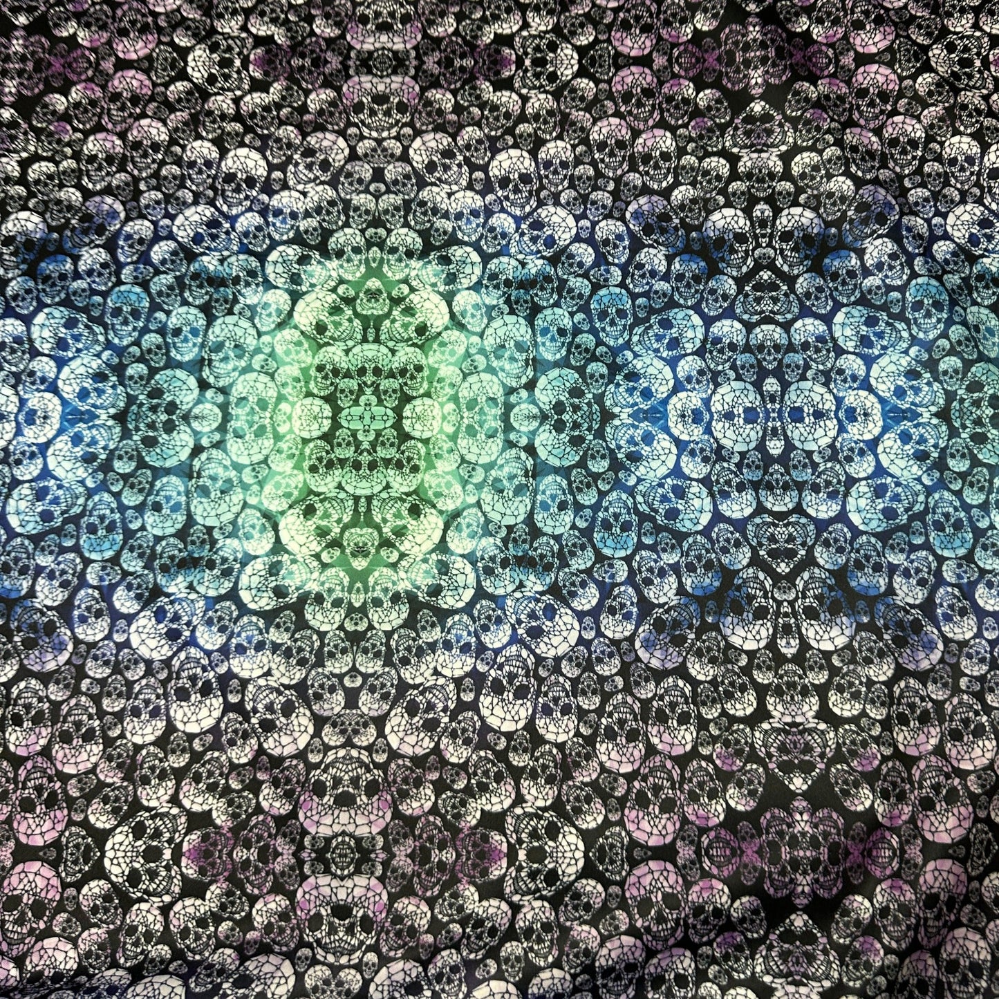 Skull Ombre 1 mil PUL Fabric- Made in the USA - Nature's Fabrics