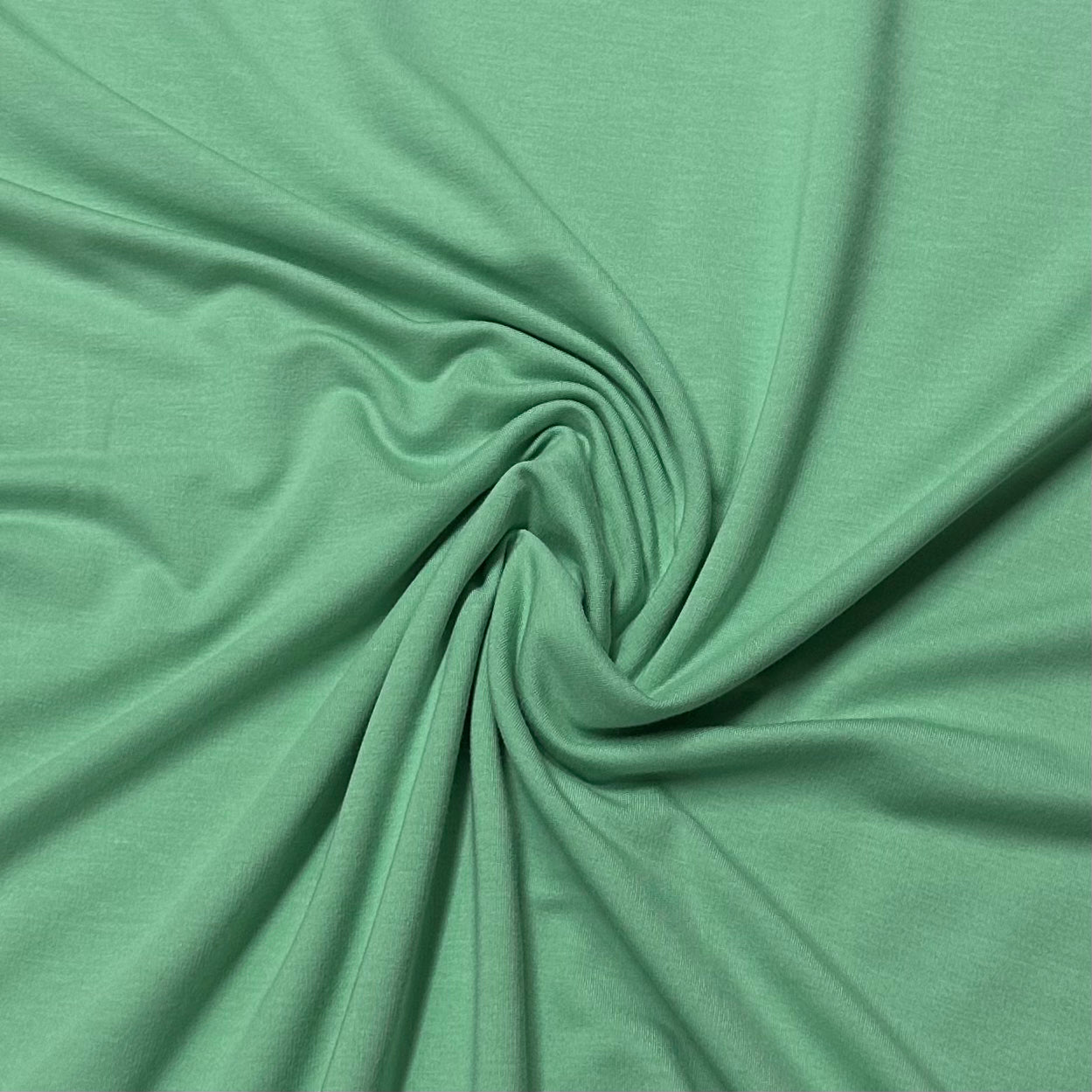 Spearmint Bamboo Stretch French Terry Fabric - Nature's Fabrics