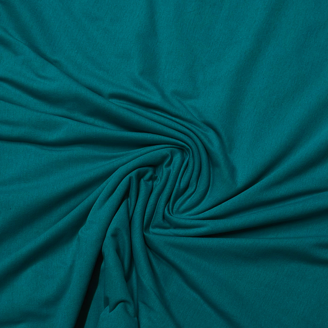 Teal Cotton Jersey Fabric - Nature's Fabrics