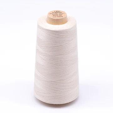 Undyed Organic Cotton Sewing Thread Cone - 3000 yards 30/2 - Nature's Fabrics