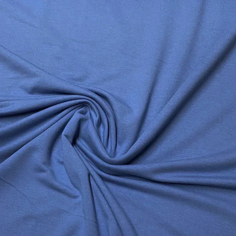 Wedgewood Bamboo/Spandex Rib Knit Fabric - Nature's Fabrics
