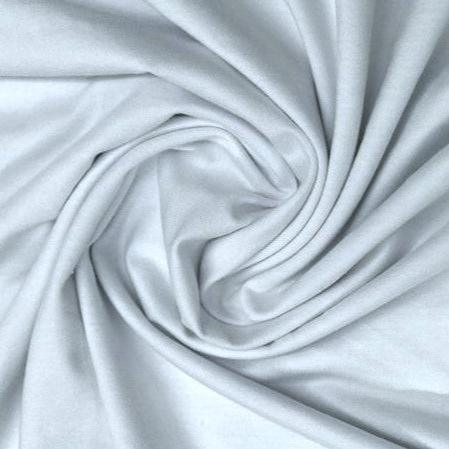 White Bamboo/Spandex Jersey Fabric - 350 GSM - Nature's Fabrics