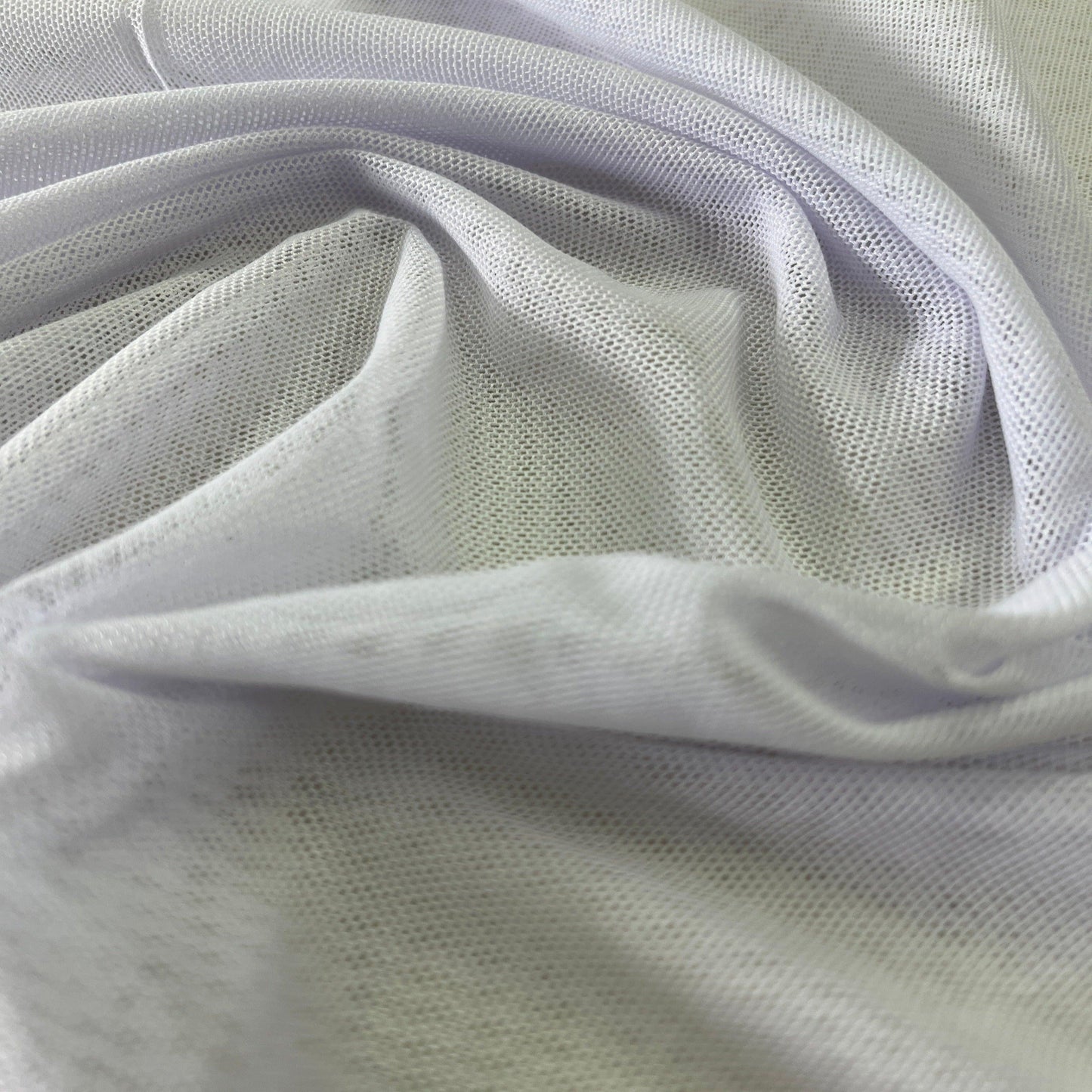 White Nylon Stretch Mesh Fabric - Nature's Fabrics